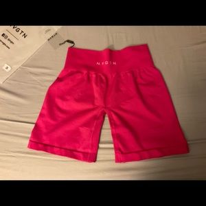 Nvgtn magenta seamless shorts
